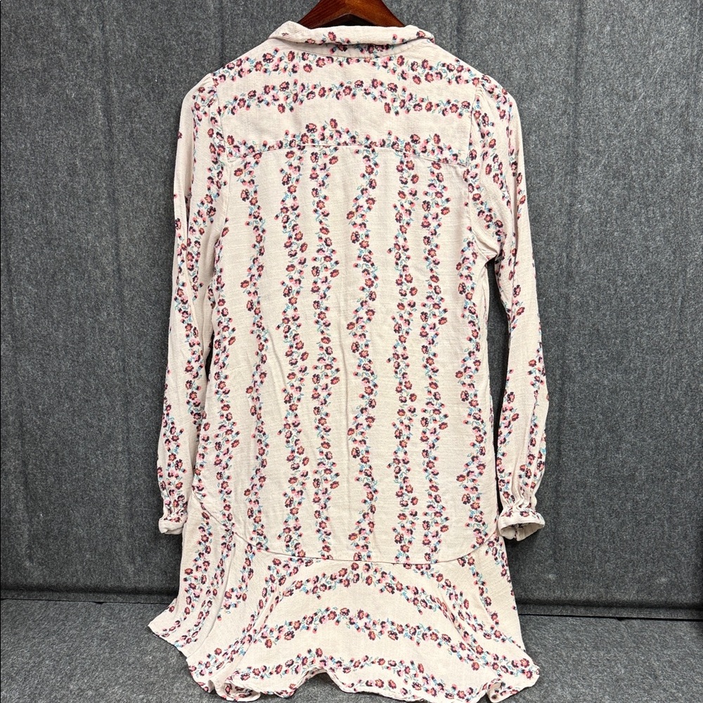 Free People Cream Floral Midi Dress - Picture 3 of 7